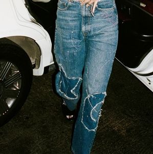 BDG skylar high-waisted baggy Jean celestial